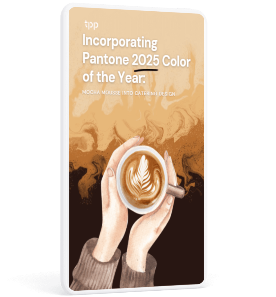 Incorporating Pantone 2025 Color of the Year: Mocha Mousse into Catering Design