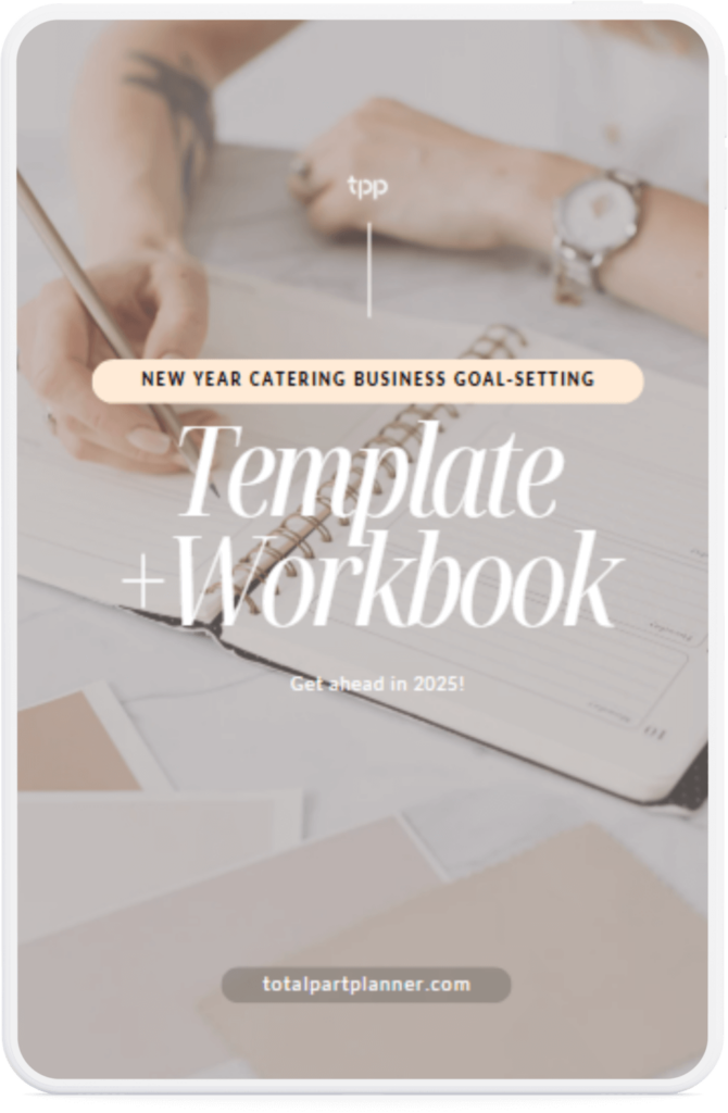 New Year Catering Goal Workbook