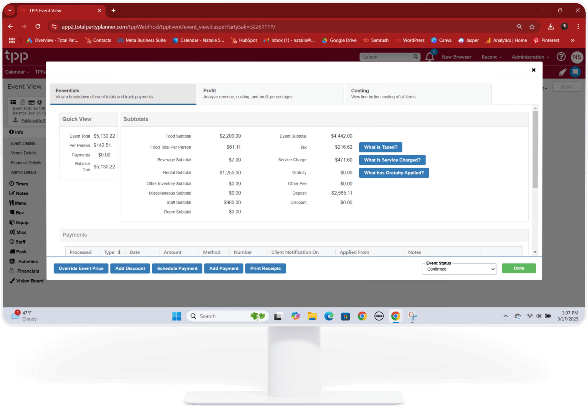 catering software demo