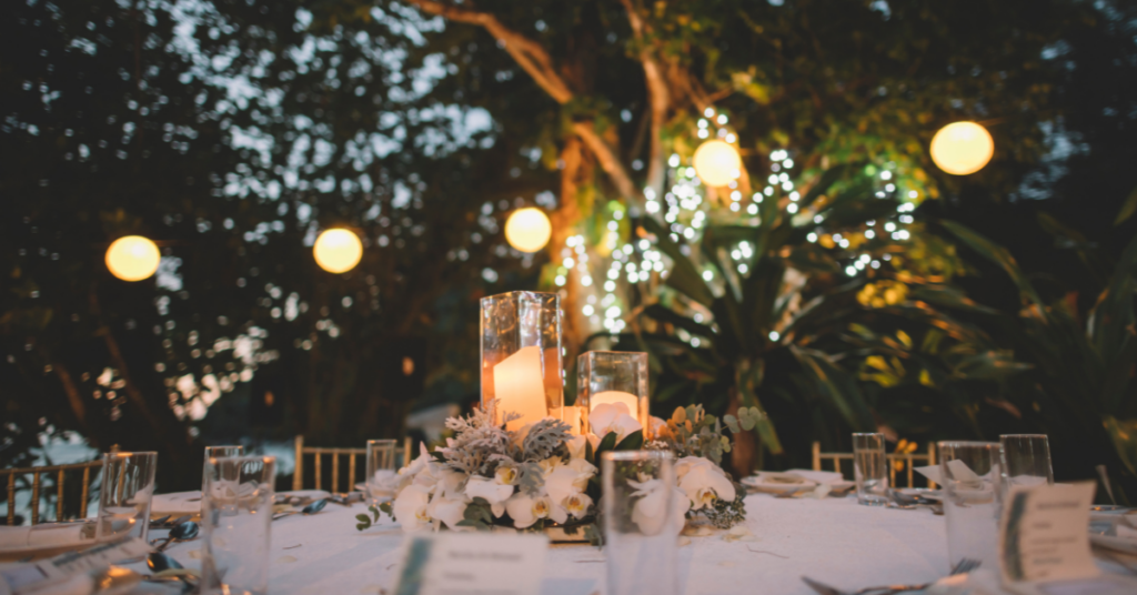 spring wedding catering