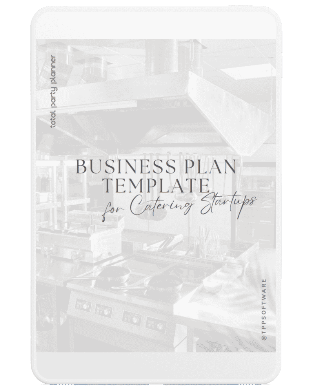 Business Plan E-Book for Catering Startups