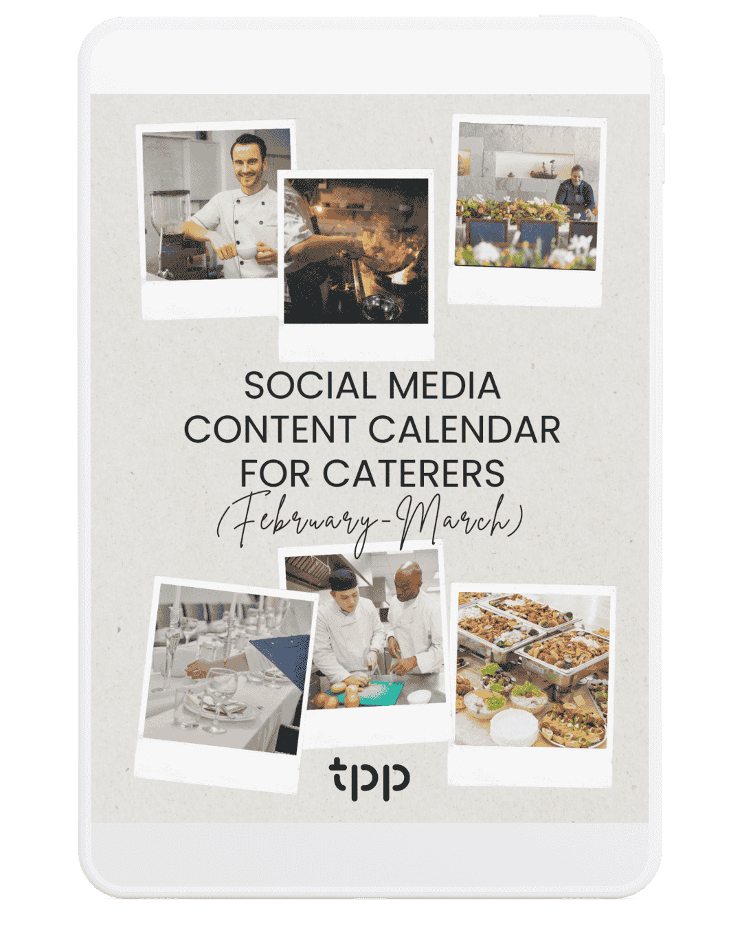 Social Media Content Calendar For Caterers