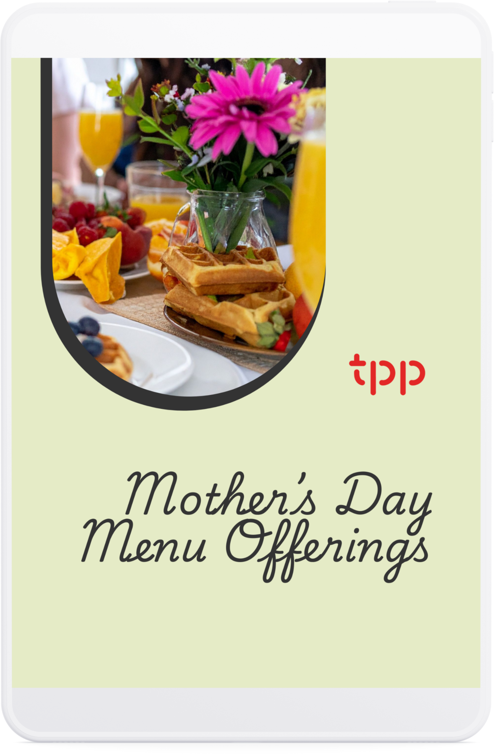 Mother's Day Menu Offerings